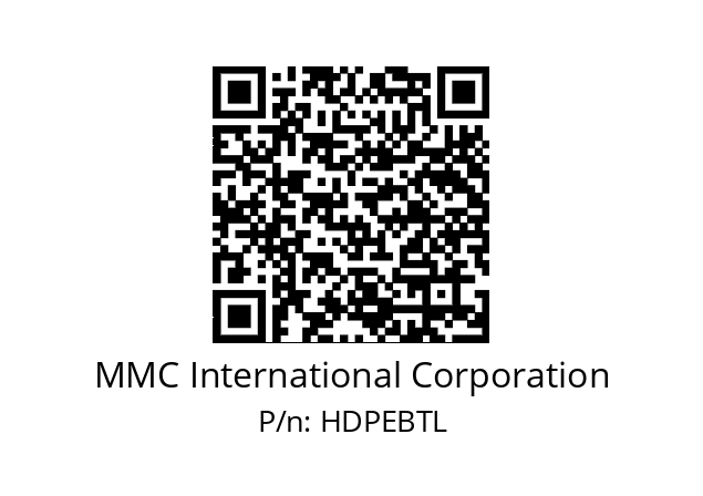   MMC International Corporation HDPEBTL