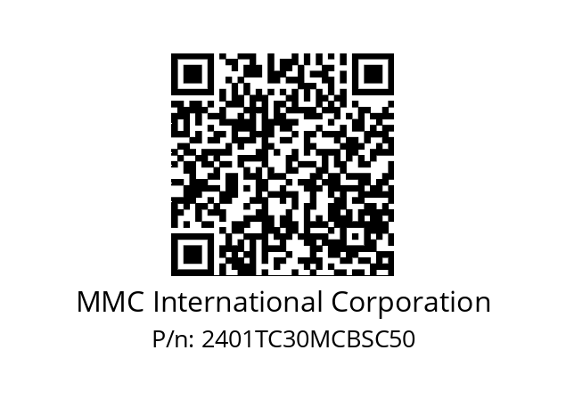   MMC International Corporation 2401TC30MCBSC50