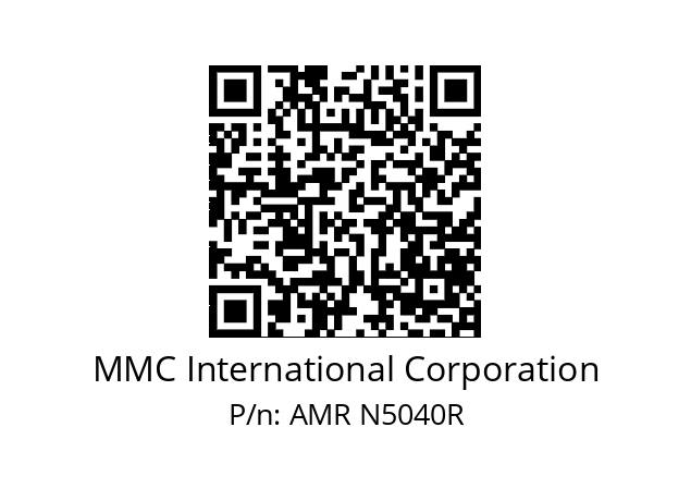   MMC International Corporation AMR N5040R