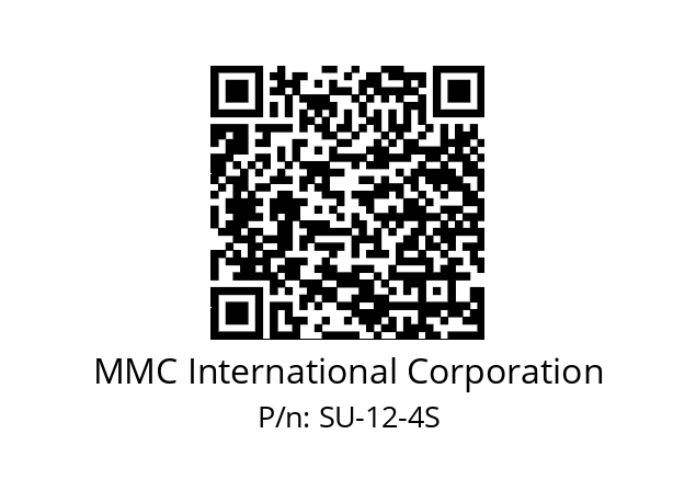   MMC International Corporation SU-12-4S