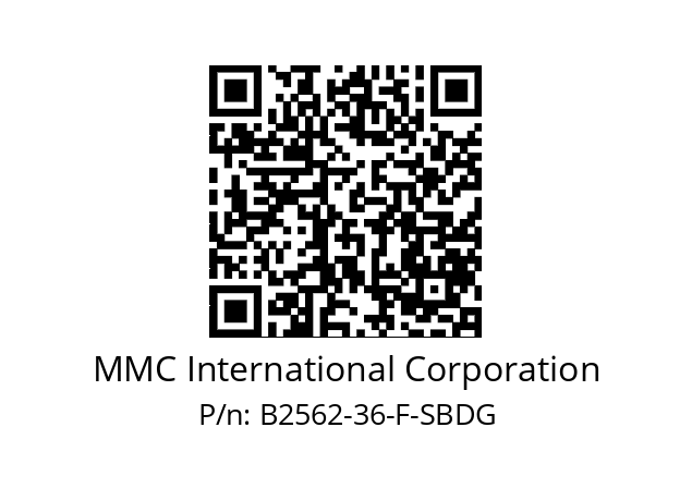   MMC International Corporation B2562-36-F-SBDG