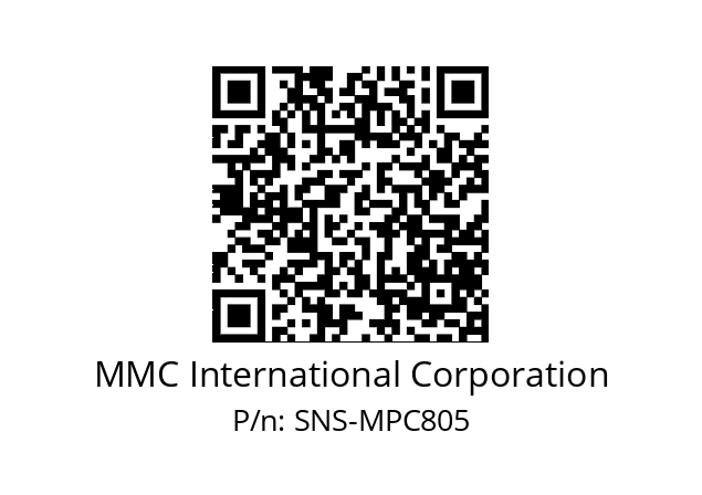   MMC International Corporation SNS-MPC805