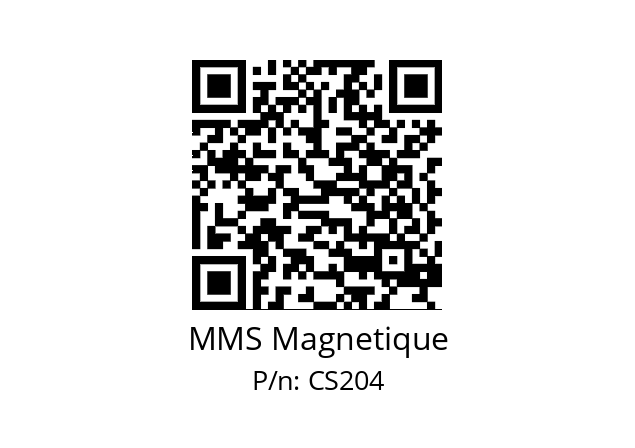   MMS Magnetique CS204