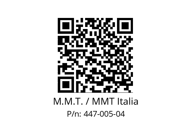   M.M.T. / MMT Italia 447-005-04