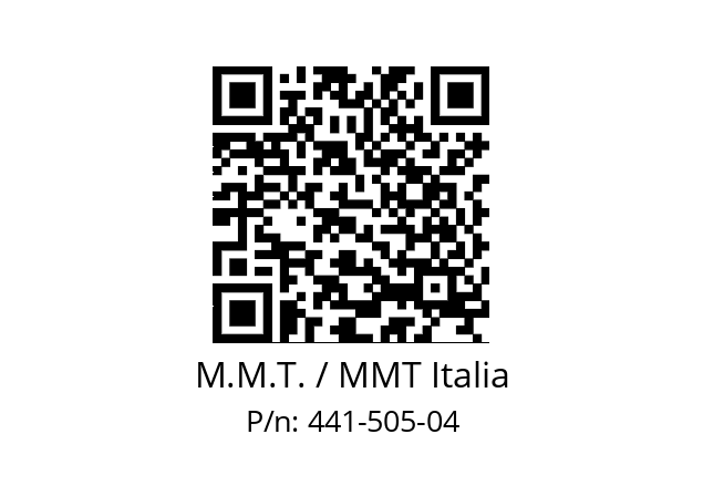   M.M.T. / MMT Italia 441-505-04