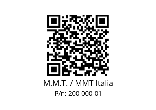   M.M.T. / MMT Italia 200-000-01