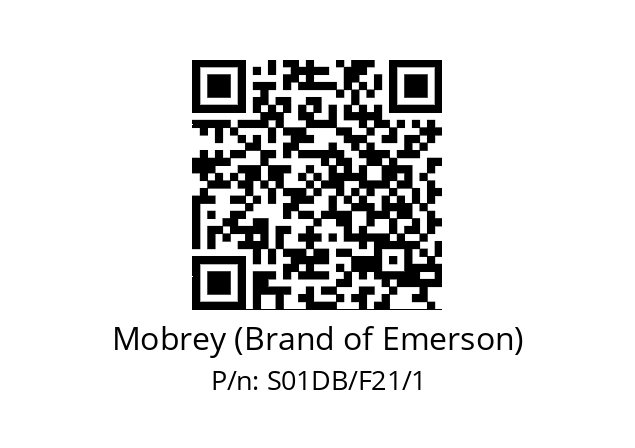   Mobrey (Brand of Emerson) S01DB/F21/1