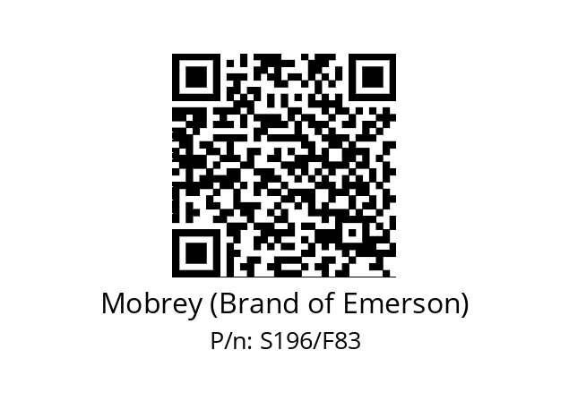   Mobrey (Brand of Emerson) S196/F83