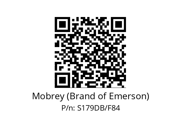   Mobrey (Brand of Emerson) S179DB/F84