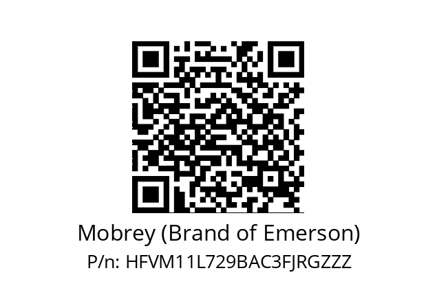   Mobrey (Brand of Emerson) HFVM11L729BAC3FJRGZZZ