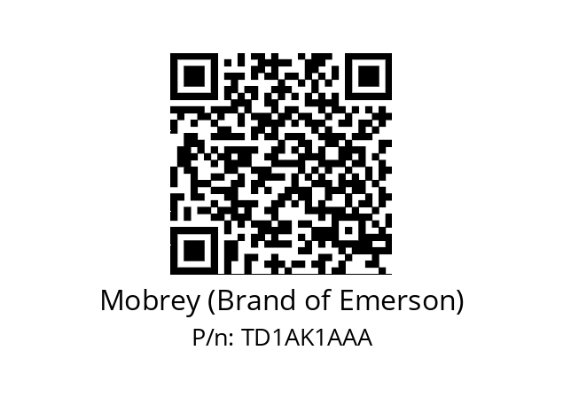   Mobrey (Brand of Emerson) TD1AK1AAA