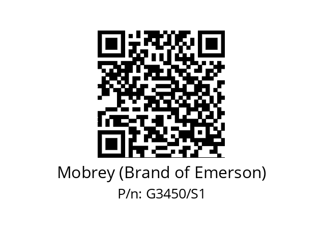   Mobrey (Brand of Emerson) G3450/S1