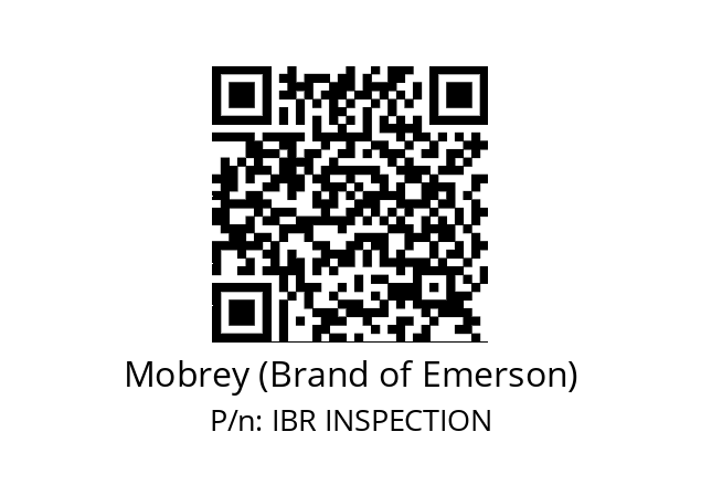   Mobrey (Brand of Emerson) IBR INSPECTION