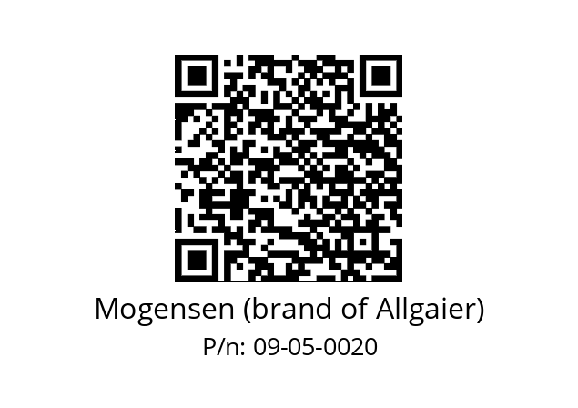   Mogensen (brand of Allgaier) 09-05-0020