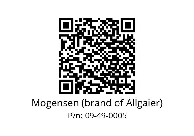   Mogensen (brand of Allgaier) 09-49-0005