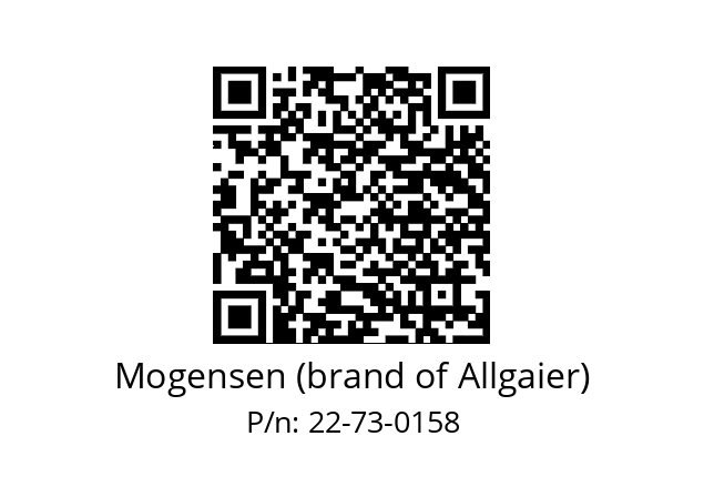   Mogensen (brand of Allgaier) 22-73-0158