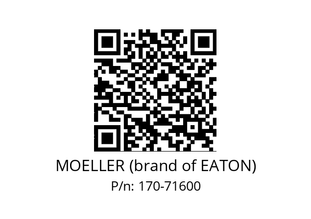   MOELLER (brand of EATON) 170-71600