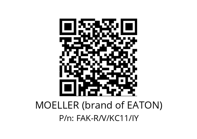   MOELLER (brand of EATON) FAK-R/V/KC11/IY