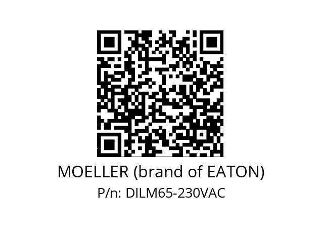   MOELLER (brand of EATON) DILM65-230VAC