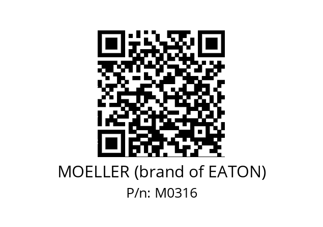   MOELLER (brand of EATON) M0316