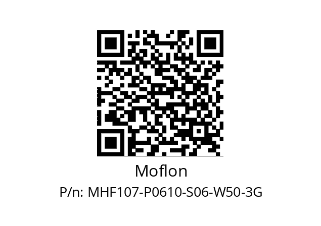   Moflon MHF107-P0610-S06-W50-3G