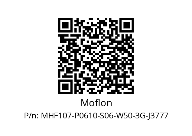   Moflon MHF107-P0610-S06-W50-3G-J3777