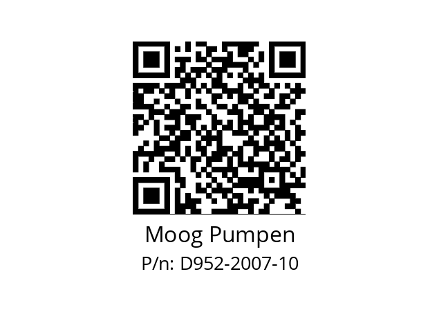   Moog Pumpen D952-2007-10