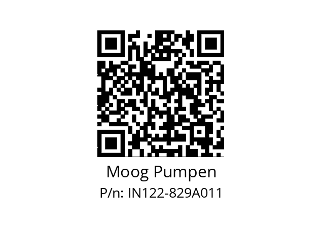   Moog Pumpen IN122-829A011