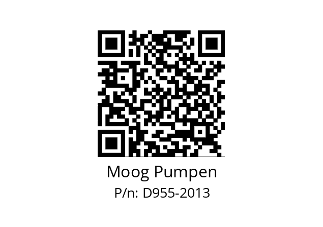   Moog Pumpen D955-2013