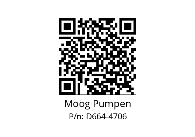   Moog Pumpen D664-4706