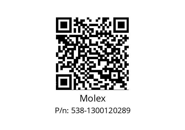   1300120289 Molex 538-1300120289