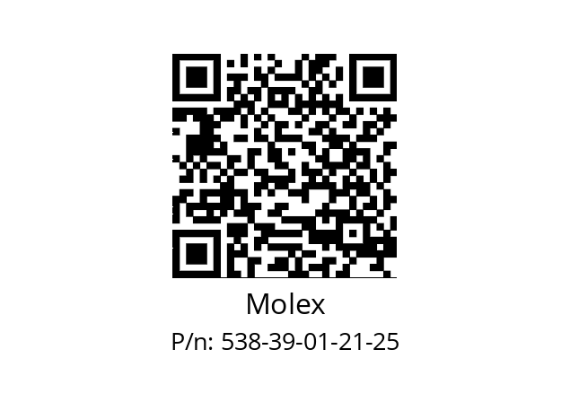   Molex 538-39-01-21-25