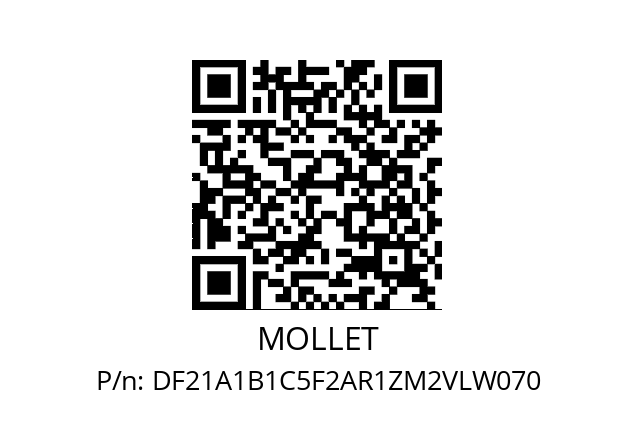   MOLLET DF21A1B1C5F2AR1ZM2VLW070