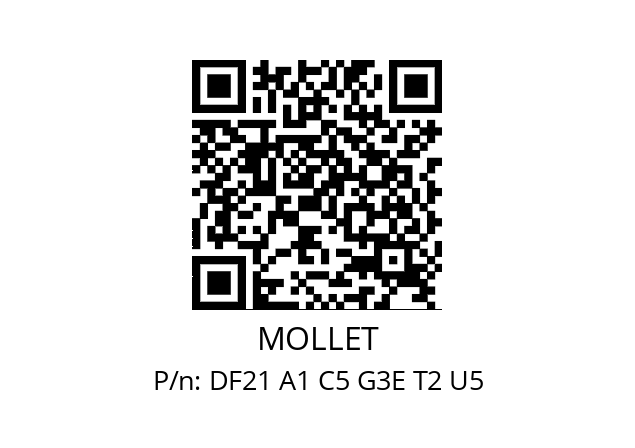   MOLLET DF21 A1 C5 G3E T2 U5