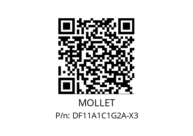   MOLLET DF11A1C1G2A-X3