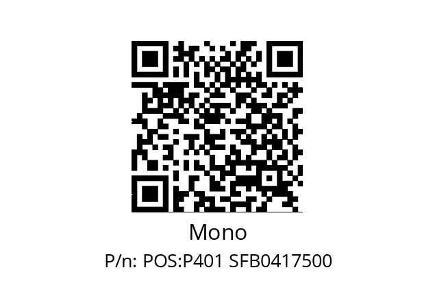   Mono POS:P401 SFB0417500