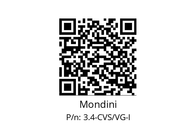   Mondini 3.4-CVS/VG-I