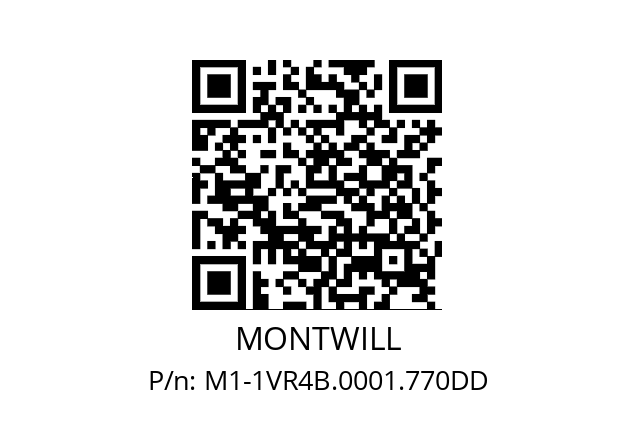   MONTWILL M1-1VR4B.0001.770DD