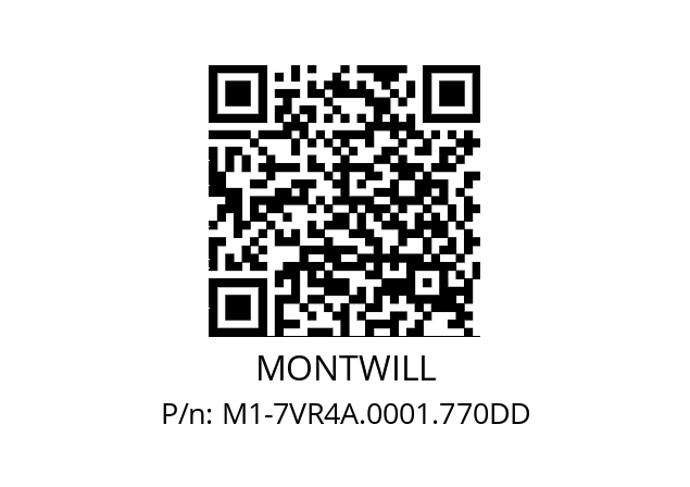   MONTWILL M1-7VR4A.0001.770DD