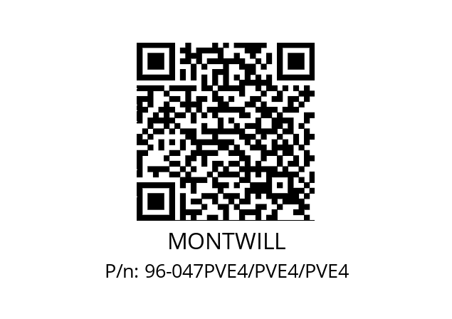   MONTWILL 96-047PVE4/PVE4/PVE4