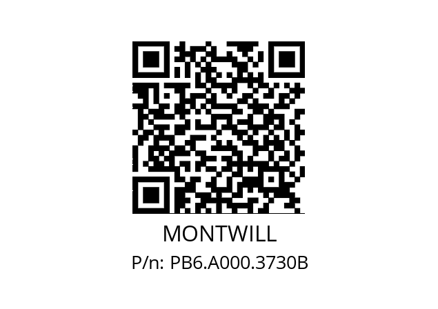   MONTWILL PB6.A000.3730B