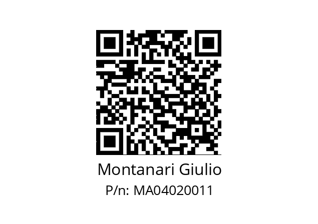   Montanari Giulio MA04020011