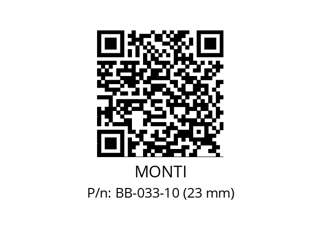   MONTI BB-033-10 (23 mm)