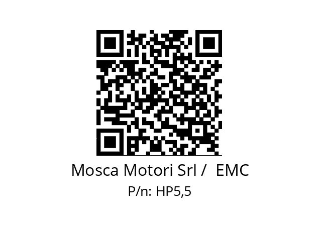   Mosca Motori Srl /  EMC HP5,5