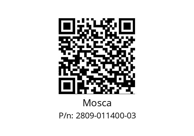   Mosca 2809-011400-03