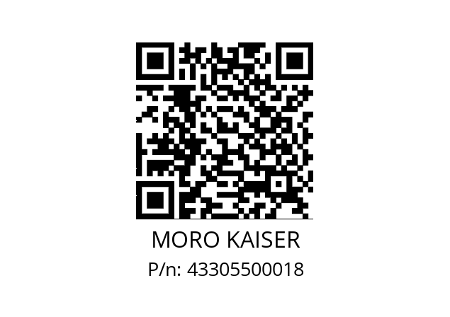   MORO KAISER 43305500018