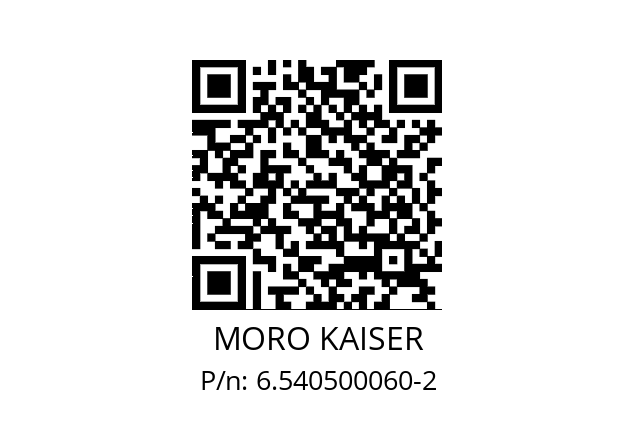   MORO KAISER 6.540500060-2