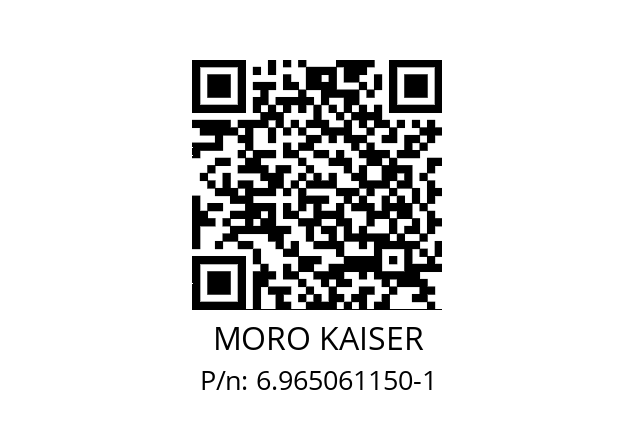   MORO KAISER 6.965061150-1