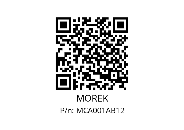   MOREK MCA001AB12