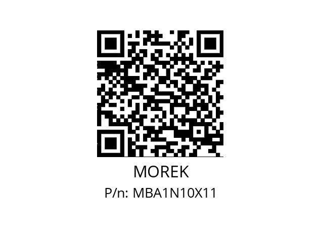   MOREK MBA1N10X11